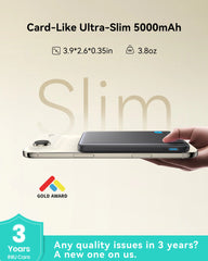 INIU SnapGo P71-E1 Power Bank Magsafe Qi2 15W Slimmest 5,000mAh