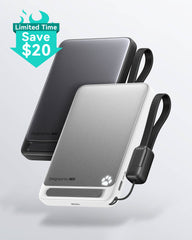 INIU SnapGo P73-E1 Wireless Charger Qi2 15W 10000mAh (2-Pack)