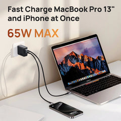 INIU I624 65W Dual Ports Wall Charger, GaN Material