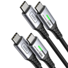 INIU D7CC USB C to C Cable 240W (0.3m, 2-Pack)