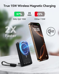 INIU MagPro P76-P1 Wireless Charger Qi2 15W 10000mAh