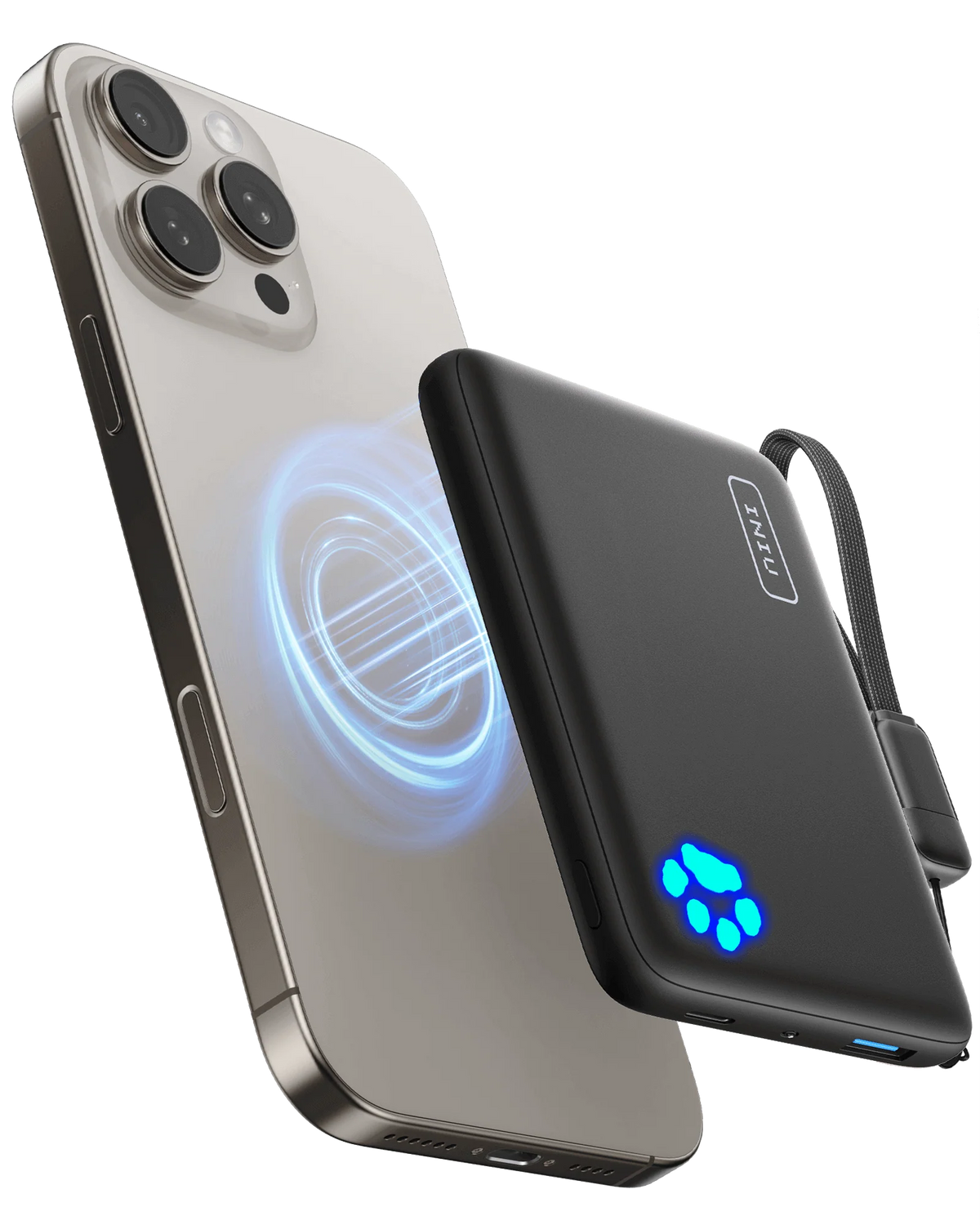 INIU Pawsible P43-E1 Power Bank Qi2 15W 10,000mAh Magsafe